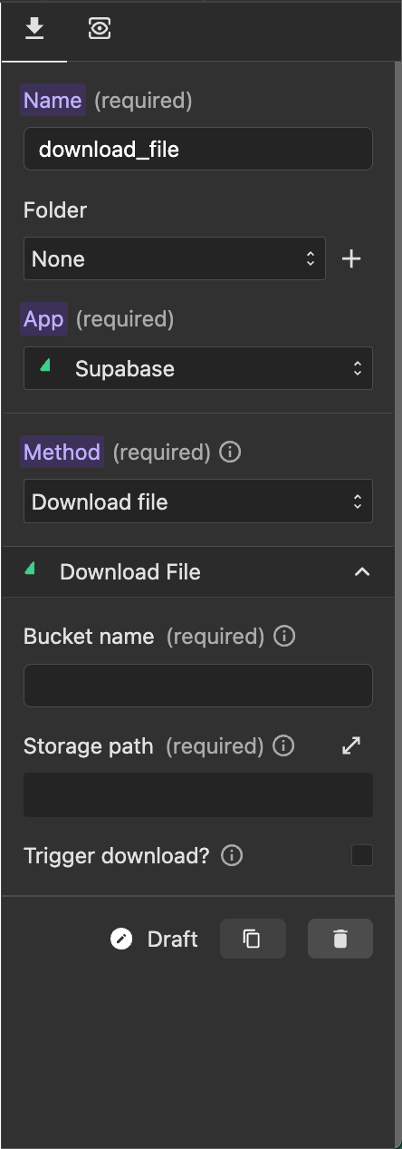 Download File Supabase