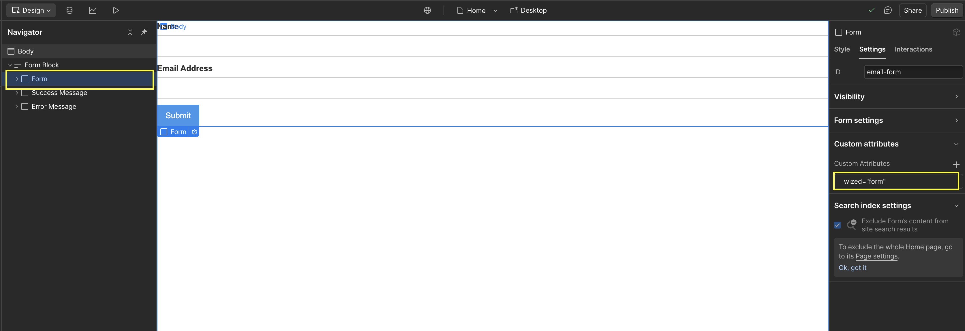 form-wized-attribute-example