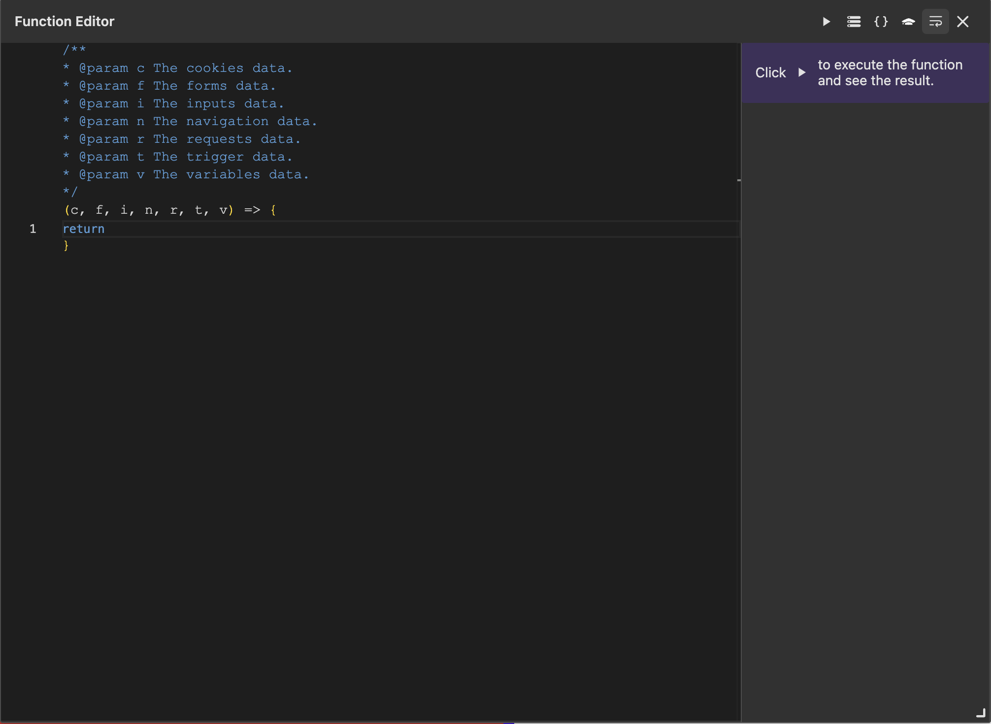 Function Editor
