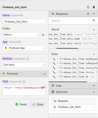Get Item Firebase
