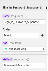 Sign in with Magic Link Supabase