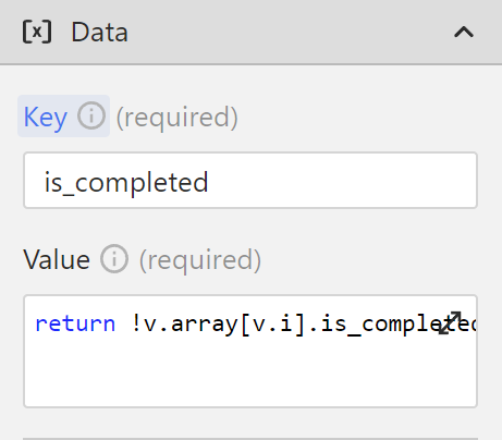 Specifying the record ID of the item that needs to be updated