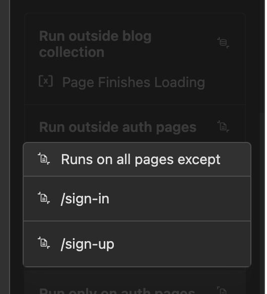 Run on list items