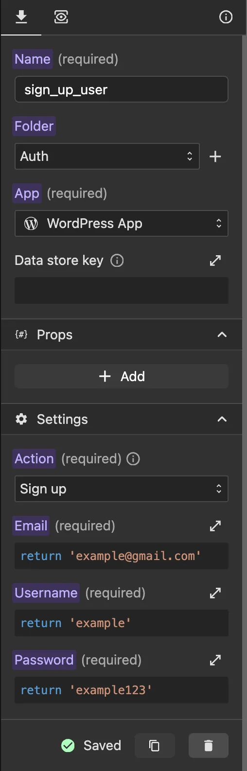 Sign up