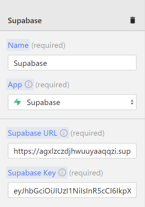 Adding Supabase to My Apps in Wized