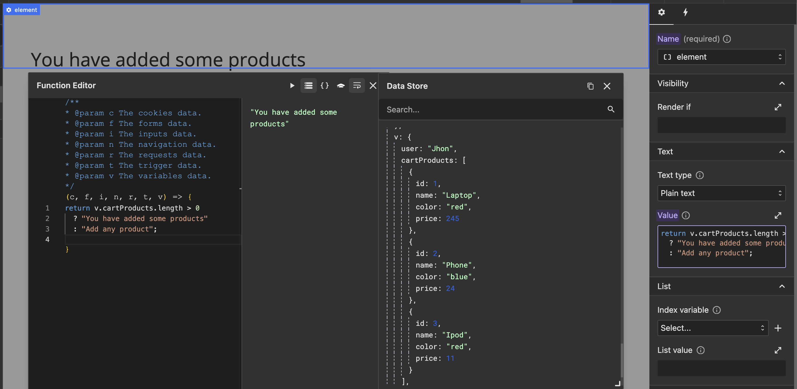 text-configuration-example