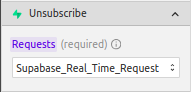 Unsubscribe realtime Supabase
