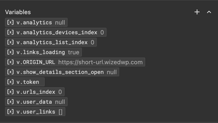 Variables Setup